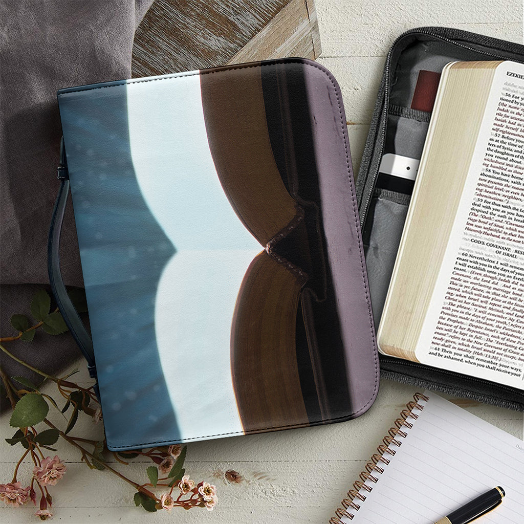 Shining Holy Bible Print Leather Bible Cover
