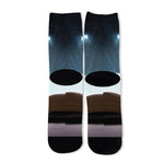 Shining Holy Bible Print Long Socks