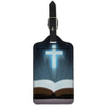 Shining Holy Bible Print Luggage Tag