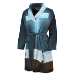 Shining Holy Bible Print Men's Bathrobe