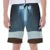 Shining Holy Bible Print Men's Beach Shorts