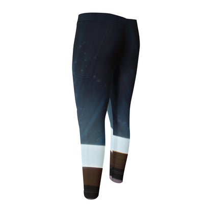 Shining Holy Bible Print Men's Compression Pants