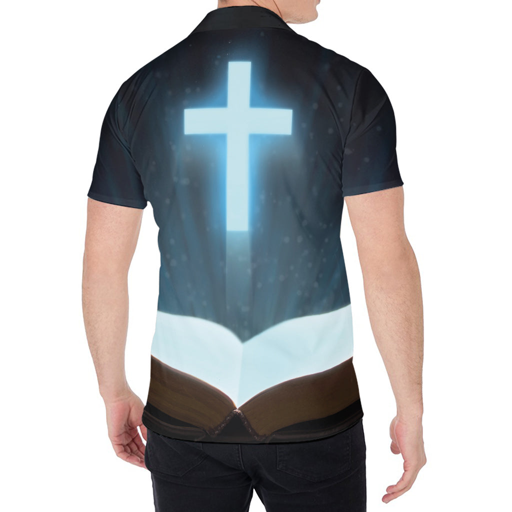 Shining Holy Bible Print Men's Shirt