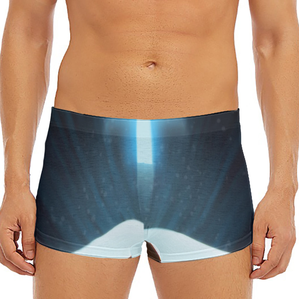 Shining Holy Bible Print Men's Short Boxer Briefs
