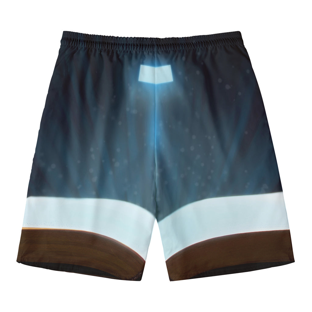Shining Holy Bible Print Men's Swim Trunks