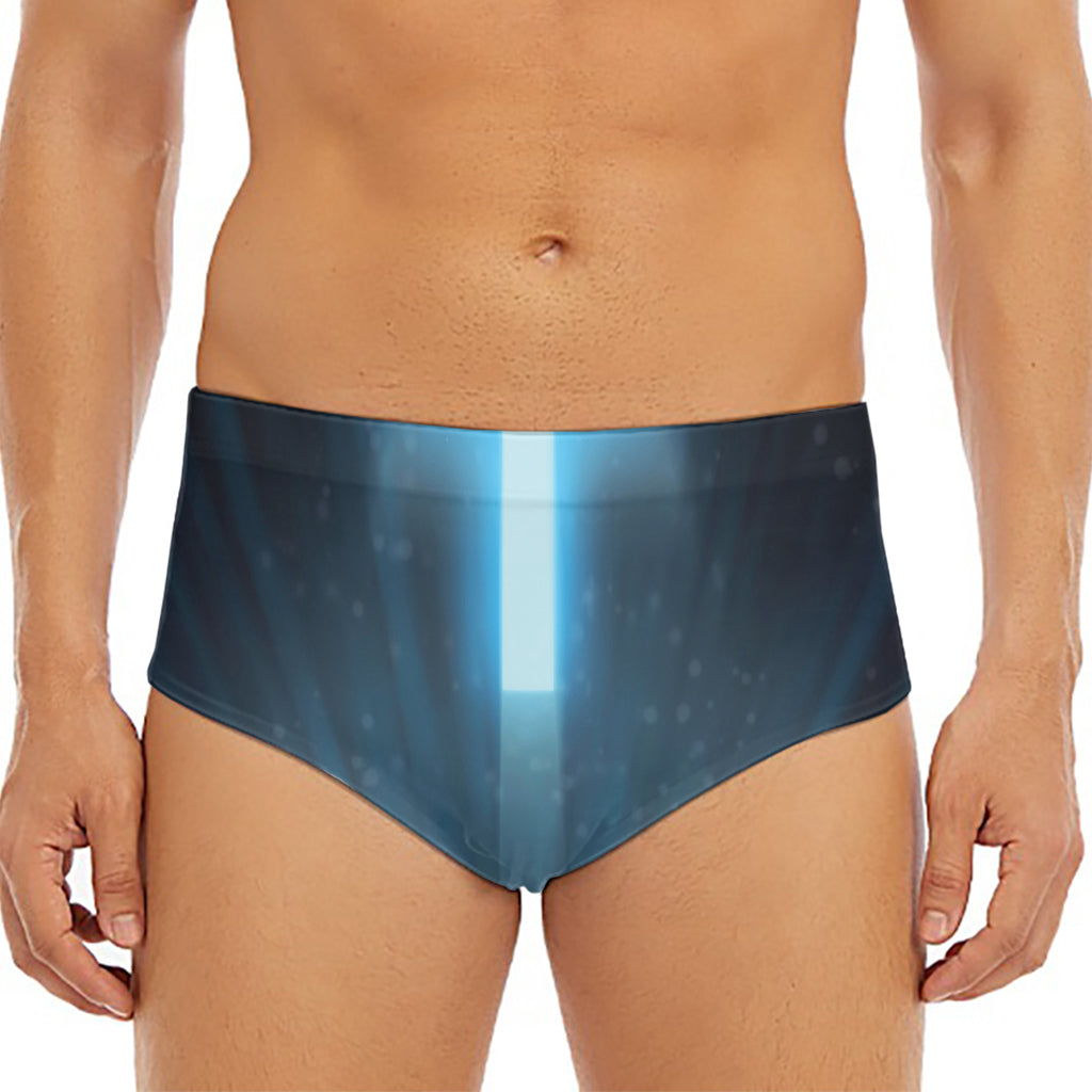 Shining Holy Bible Print Men's Triangle Swim Briefs