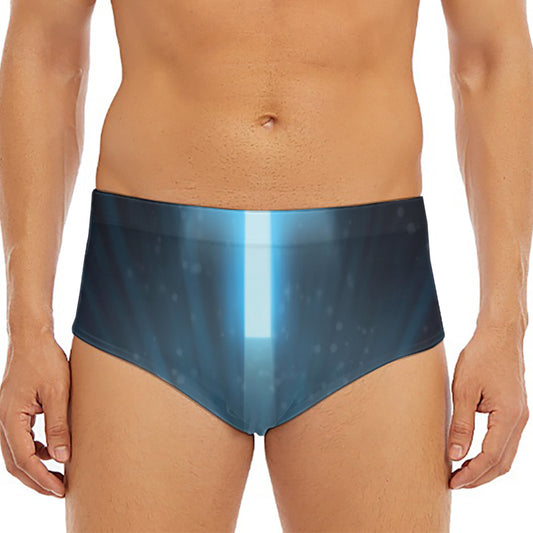 Shining Holy Bible Print Men's Triangle Swim Briefs