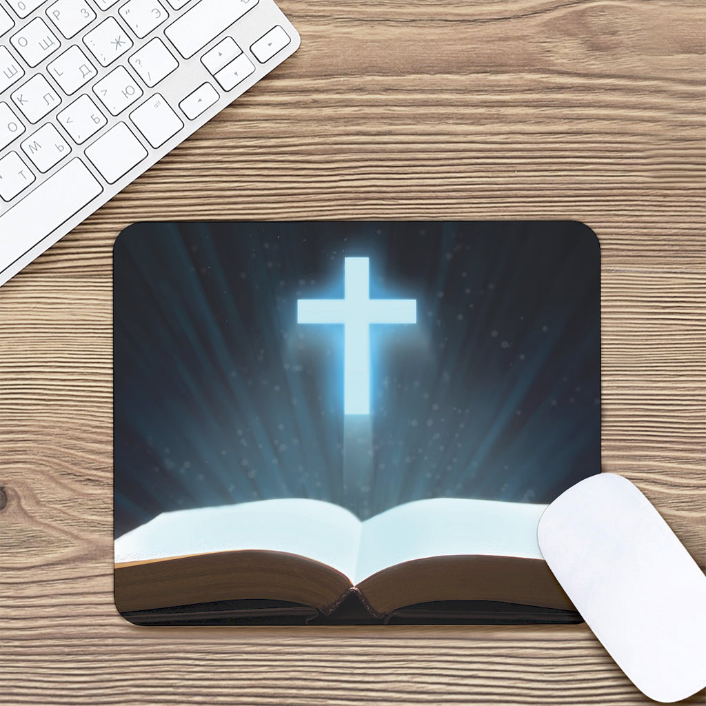 Shining Holy Bible Print Mouse Pad