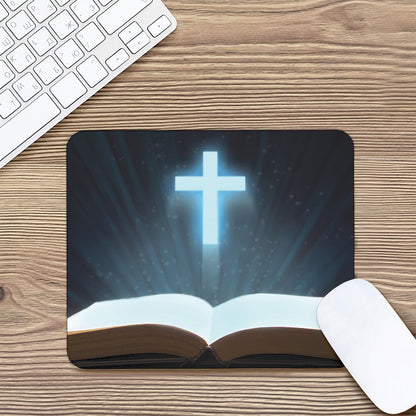 Shining Holy Bible Print Mouse Pad