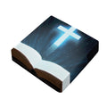 Shining Holy Bible Print Outdoor Seat Cushion Cover