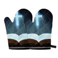 Shining Holy Bible Print Oven Mitts