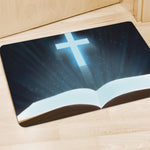 Shining Holy Bible Print Polyester Doormat