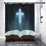 Shining Holy Bible Print Premium Shower Curtain