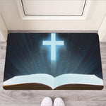Shining Holy Bible Print Rubber Doormat