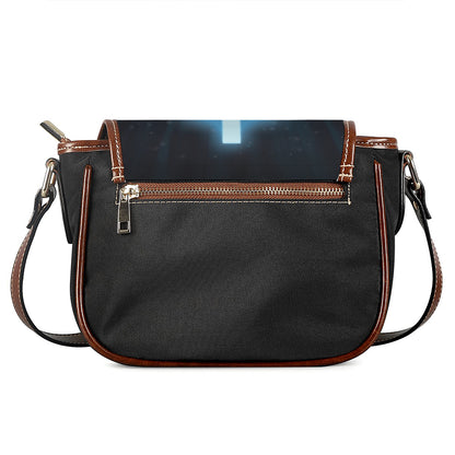 Shining Holy Bible Print Saddle Bag
