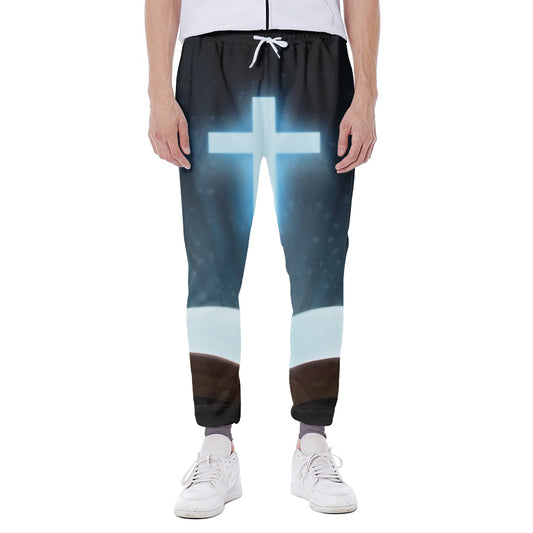 Shining Holy Bible Print Scuba Joggers