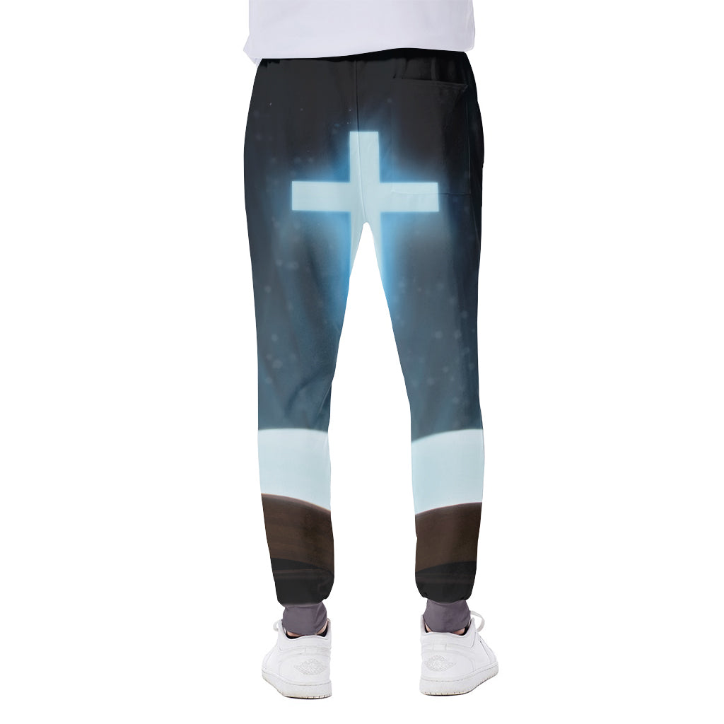 Shining Holy Bible Print Scuba Joggers