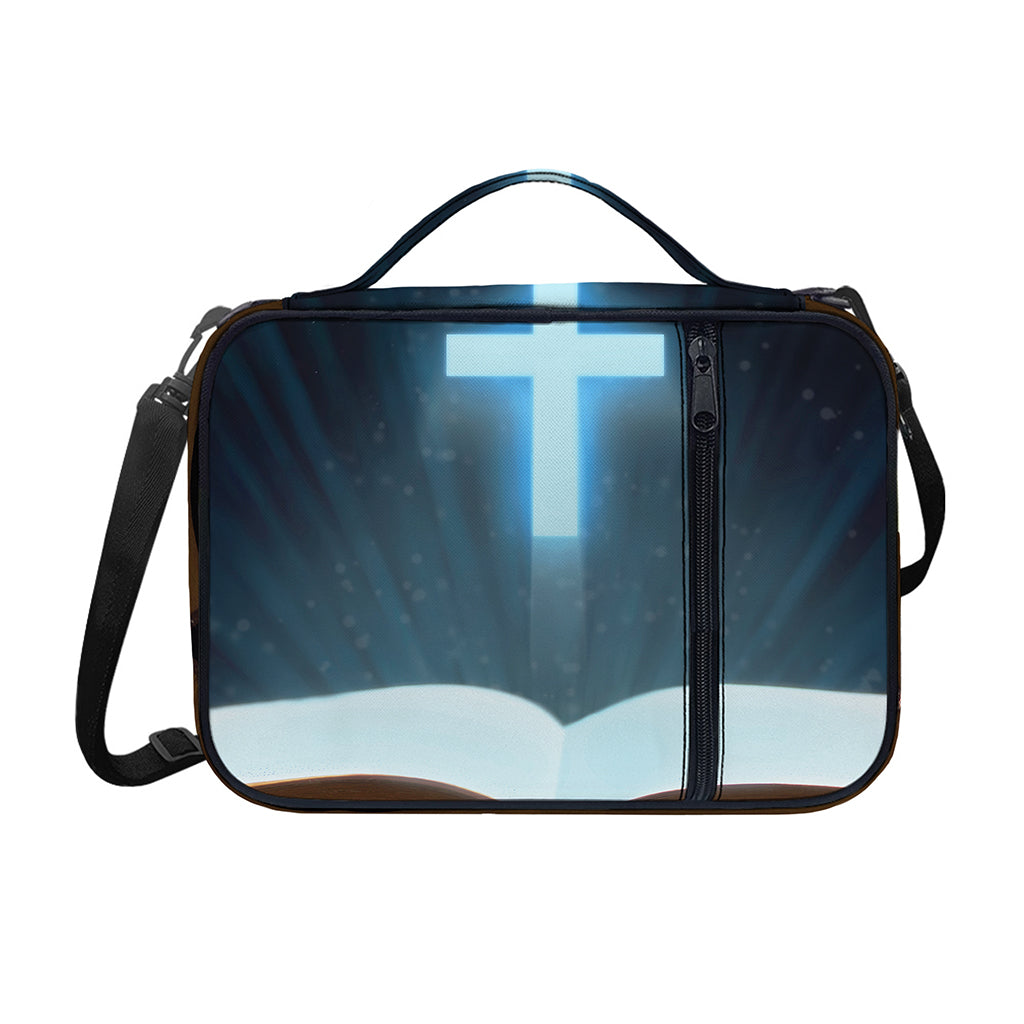 Shining Holy Bible Print Shoulder Strap Bible Bag