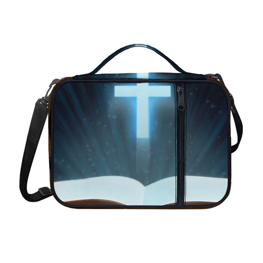 Shining Holy Bible Print Shoulder Strap Bible Bag