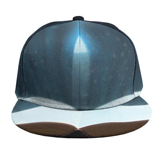 Shining Holy Bible Print Snapback Cap
