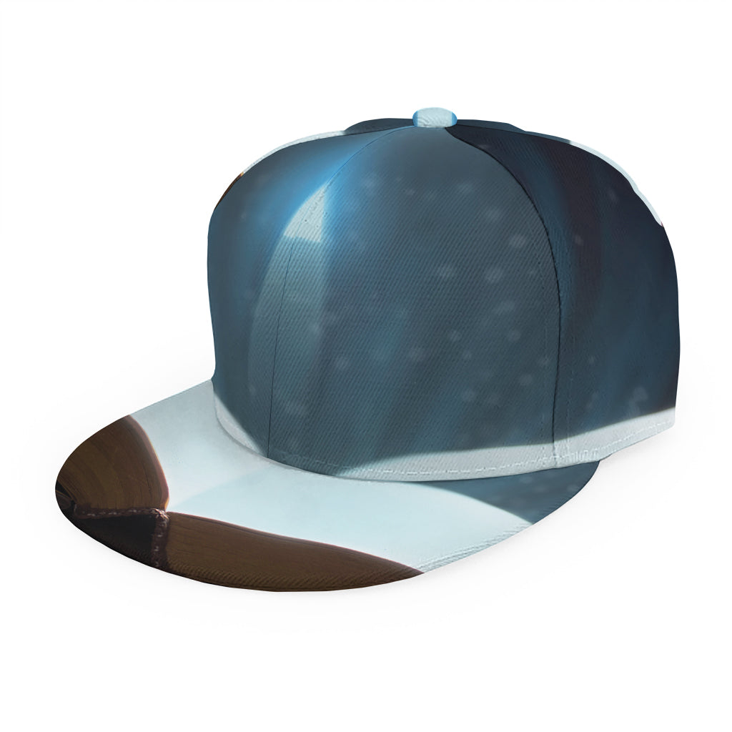 Shining Holy Bible Print Snapback Cap
