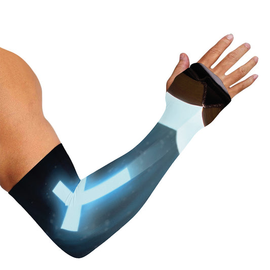 Shining Holy Bible Print Sun Protection Arm Sleeves