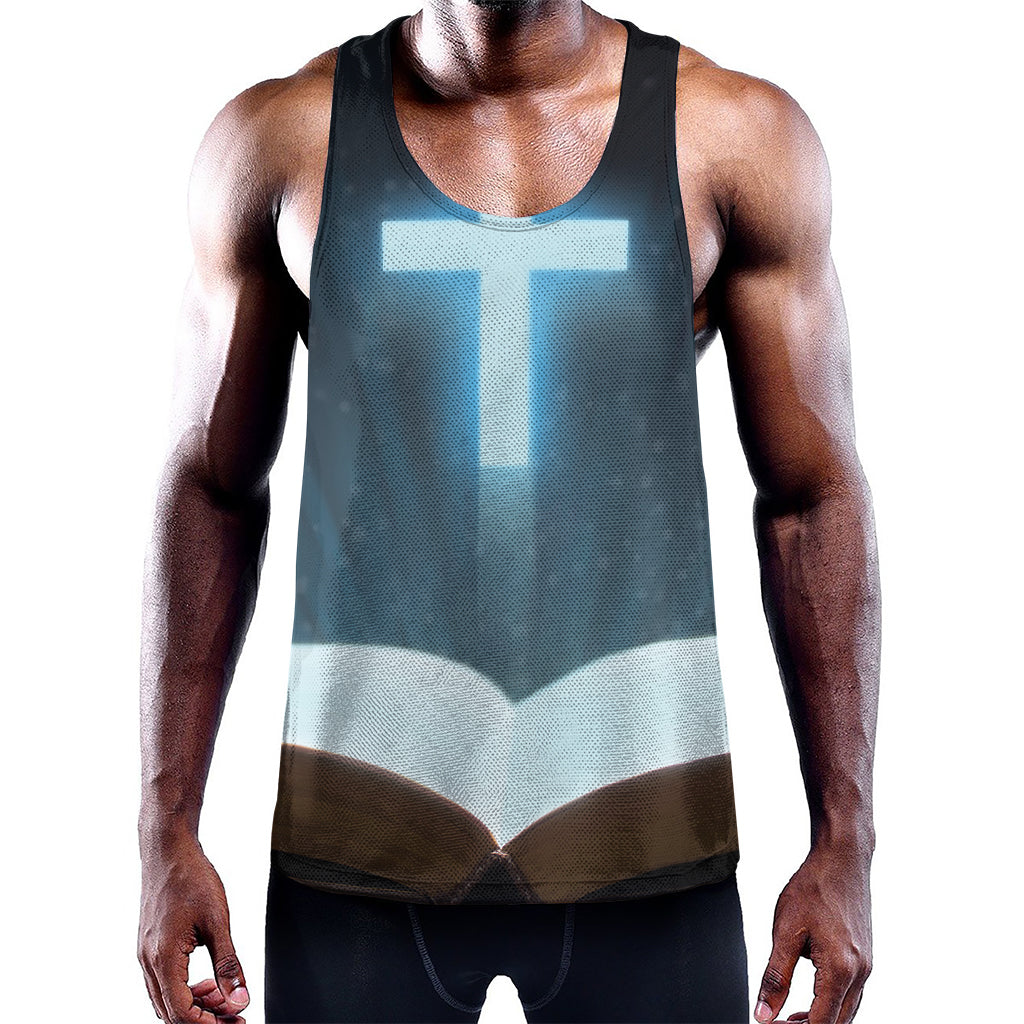 Shining Holy Bible Print Training Tank Top