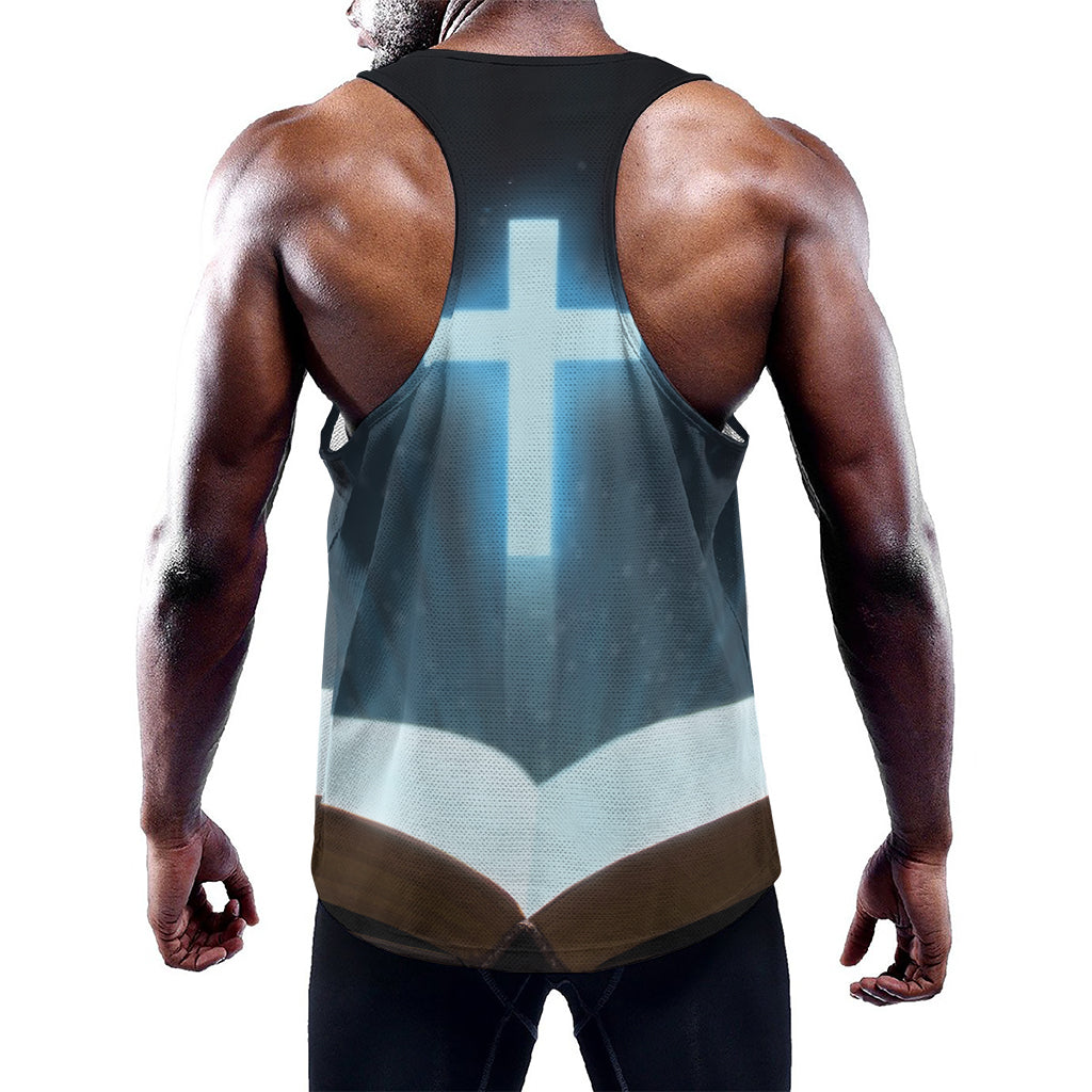 Shining Holy Bible Print Training Tank Top