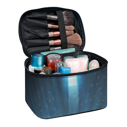 Shining Holy Bible Print Travel Makeup Bag