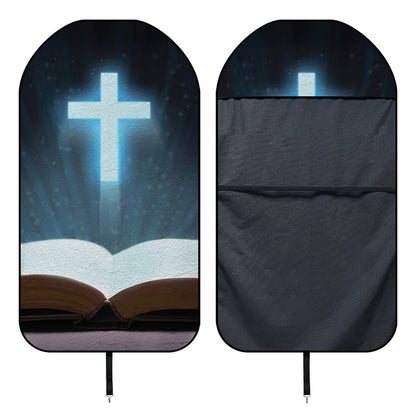 Shining Holy Bible Print Waterproof Car Seat Cover