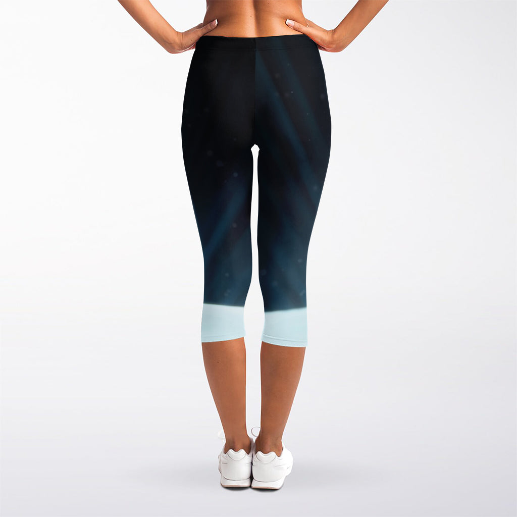 Shining Holy Bible Print Women's Capri Leggings