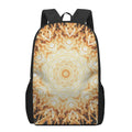 Shining Kaleidoscope Print 17 Inch Backpack