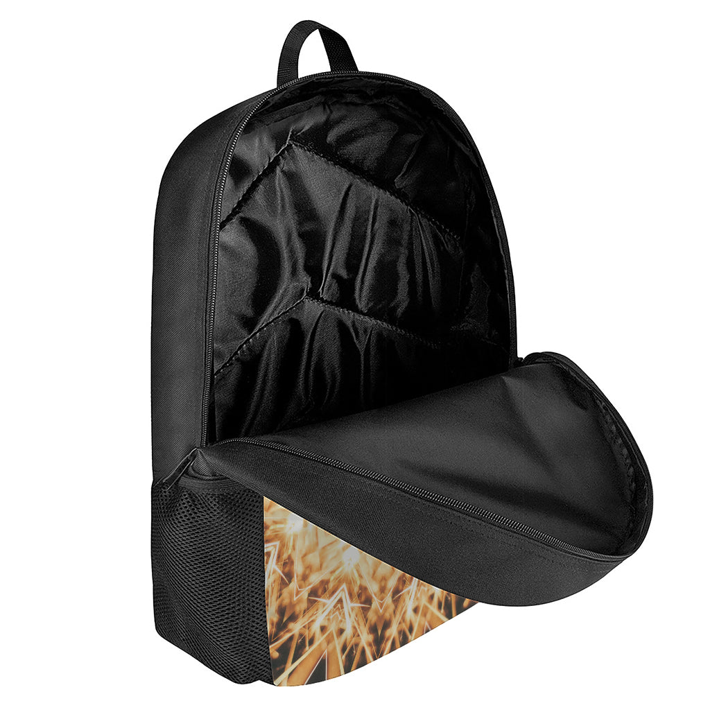 Shining Kaleidoscope Print 17 Inch Backpack