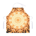 Shining Kaleidoscope Print Adjustable Apron