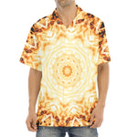 Shining Kaleidoscope Print Aloha Shirt