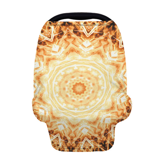 Shining Kaleidoscope Print Baby Seat Cover