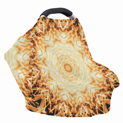 Shining Kaleidoscope Print Baby Seat Cover