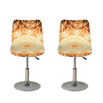 Shining Kaleidoscope Print Bar Stool Covers