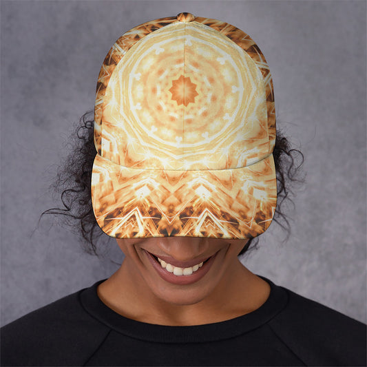 Shining Kaleidoscope Print Baseball Cap