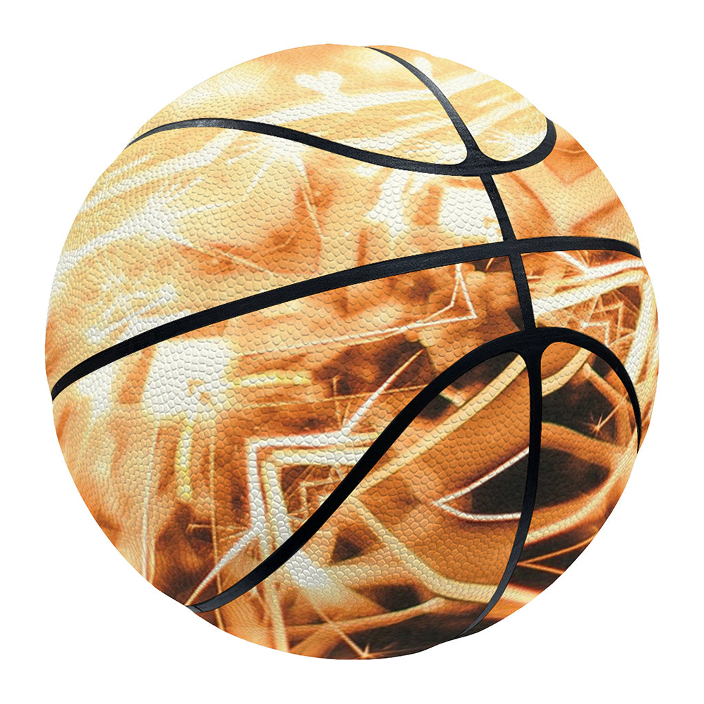 Shining Kaleidoscope Print Basketball