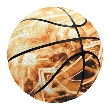 Shining Kaleidoscope Print Basketball