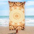 Shining Kaleidoscope Print Beach Towel