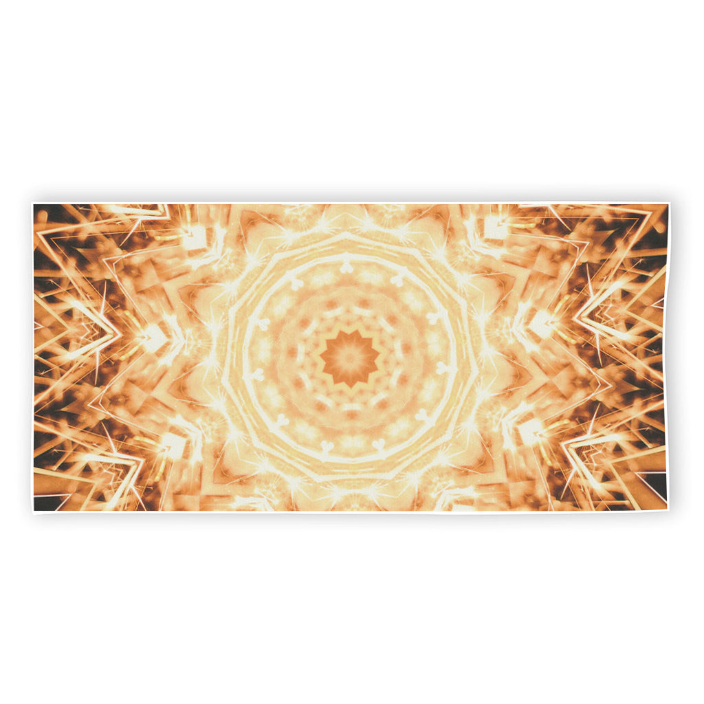 Shining Kaleidoscope Print Beach Towel