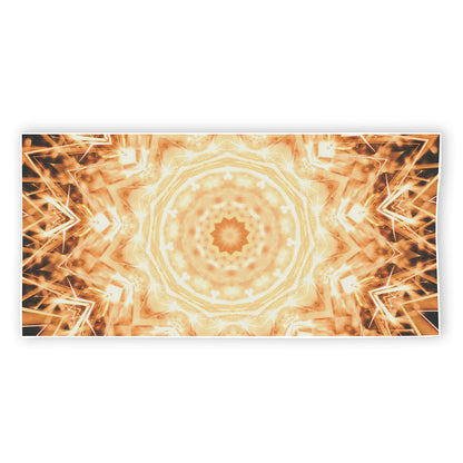 Shining Kaleidoscope Print Beach Towel