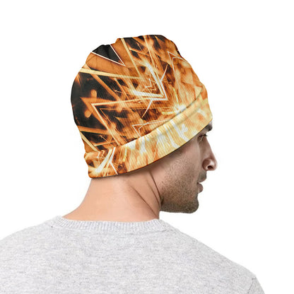 Shining Kaleidoscope Print Beanie