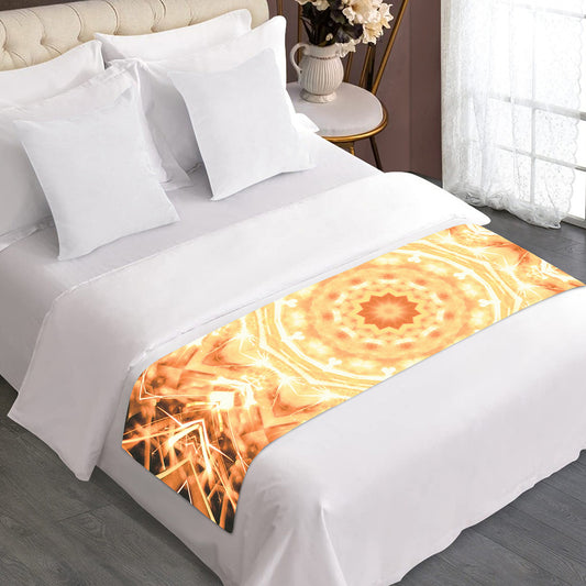 Shining Kaleidoscope Print Bed Runner