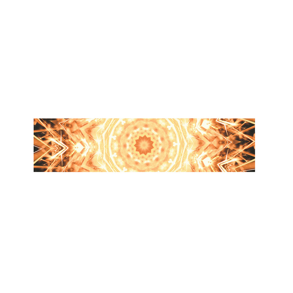 Shining Kaleidoscope Print Bed Runner