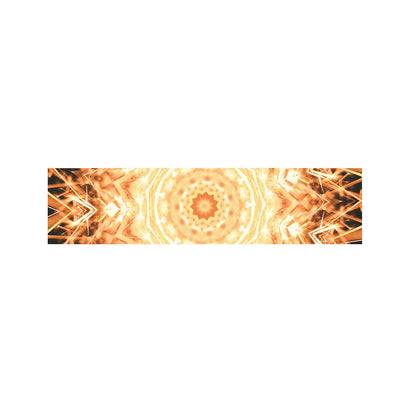 Shining Kaleidoscope Print Bed Runner
