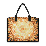 Shining Kaleidoscope Print Canvas Tote Bag