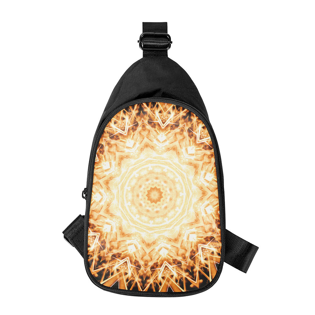 Shining Kaleidoscope Print Chest Bag